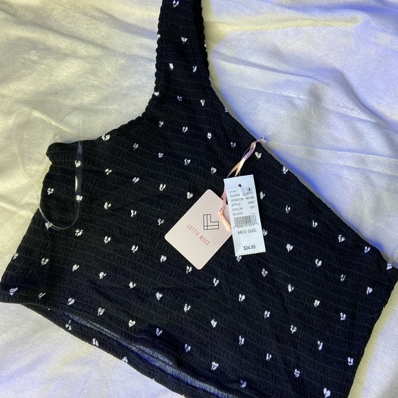 NWT PacSun one-shoulder crop top - Picture 2 of 3